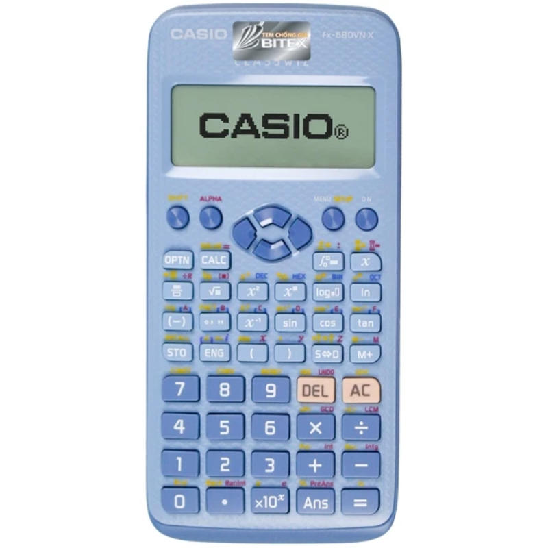Máy Tính Casio FX580VN X-BU Màu Xanh
