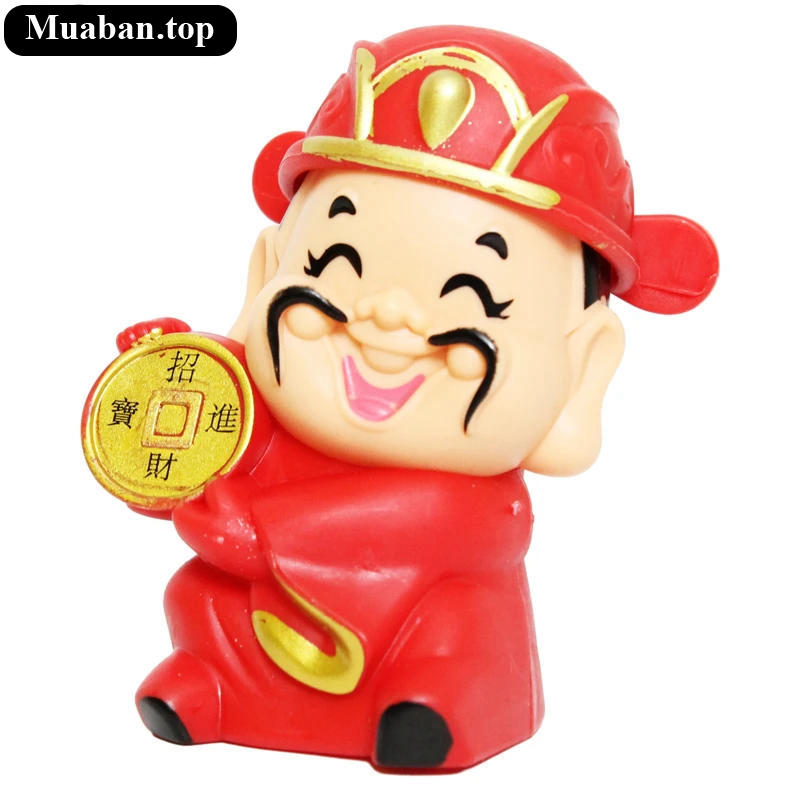 Mô Hình Thần Tài Mini Trang Trí Tết 2