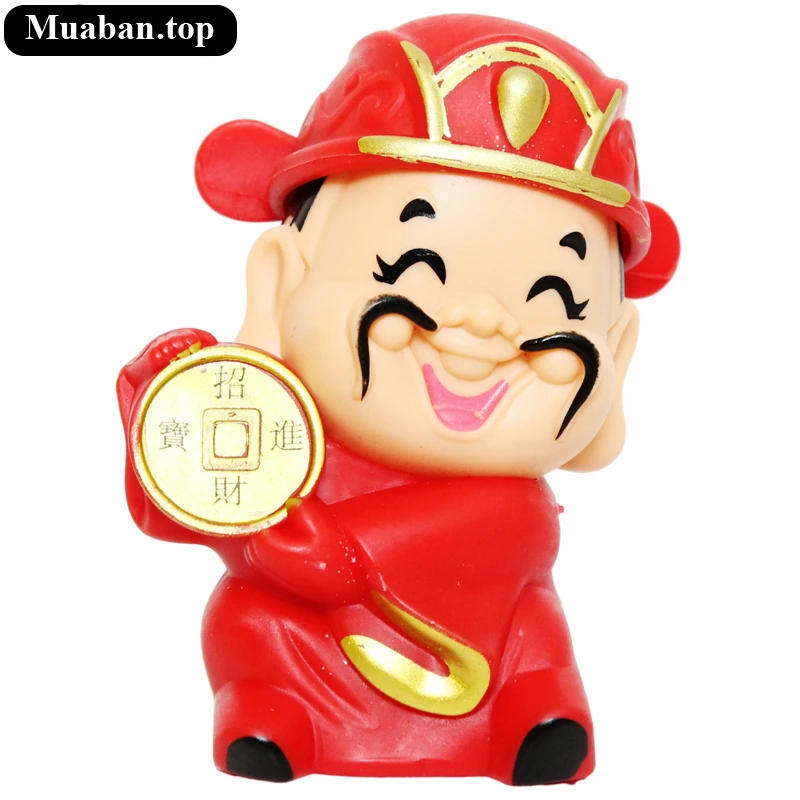 Mô Hình Thần Tài Mini Trang Trí Tết 3