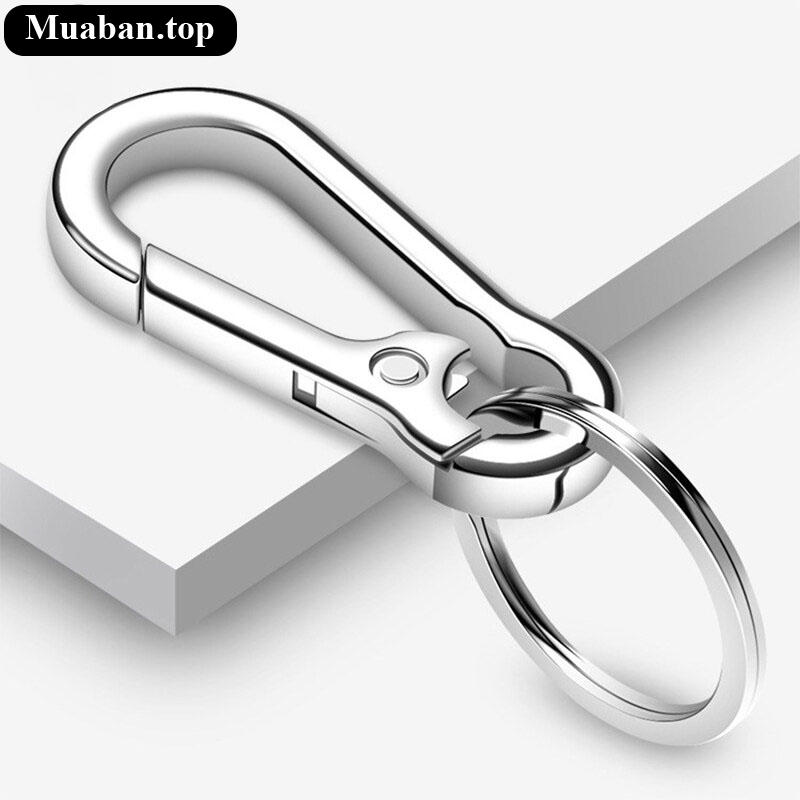 Móc chìa khóa kim loại bền bỉ cổ điển