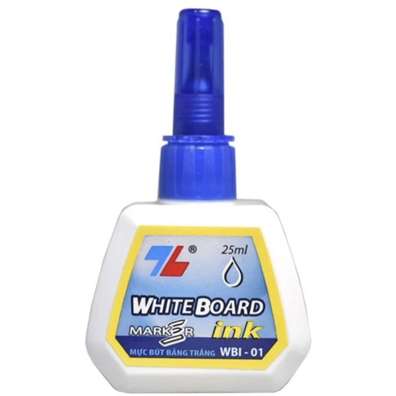 Mực Bút Lông Bảng 25ml – Thiên Long WBI-01 – Mực Xanh