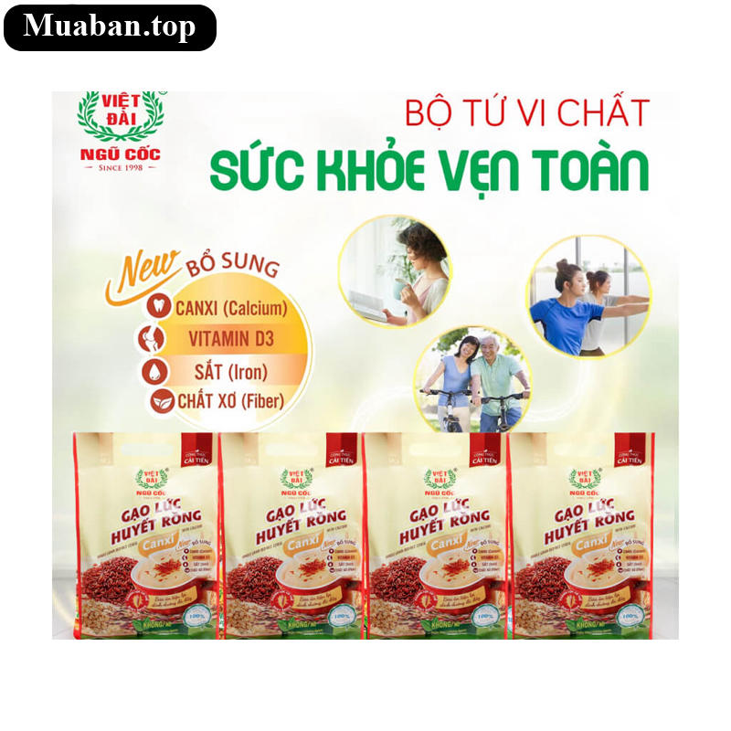 Ngũ cốc gạo lứt huyết rồng Việt Đài bịch 450g 8