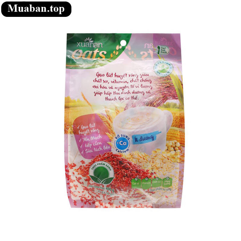 Ngũ cốc gạo lứt huyết rồng Xuân An bịch 400g 2