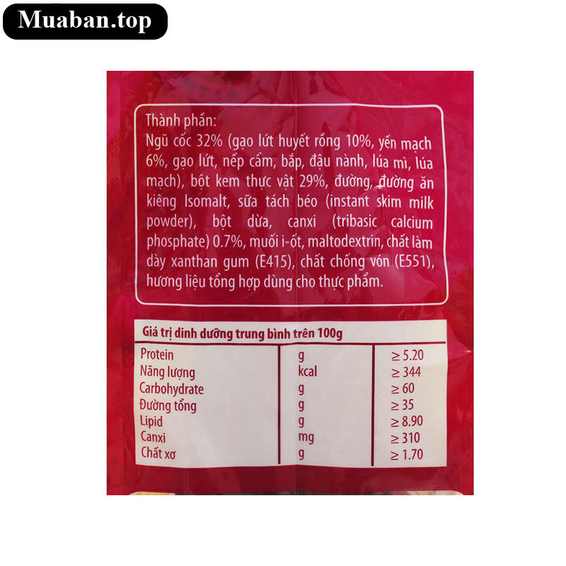 Ngũ cốc gạo lứt huyết rồng Xuân An bịch 400g 3