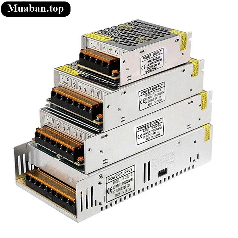 Nguồn tổ ong 5volt 24volt 12volt có dòng 5A 10A 15A 20A 30A 40A 50A 60A