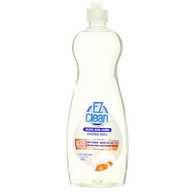 Nước rửa chén Ez Clean chiết xuất bưởi chai 800g