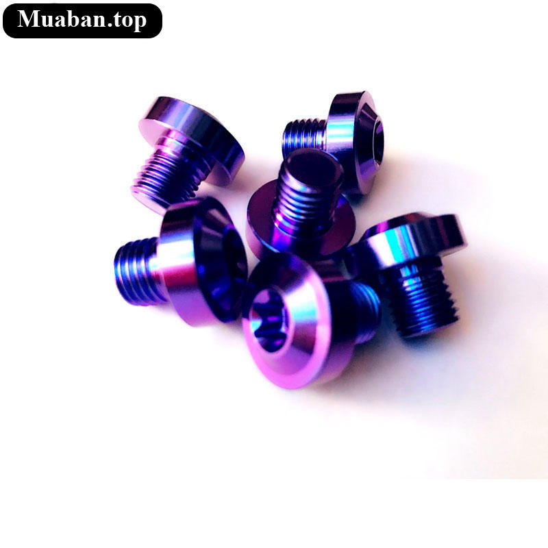 Ốc Titanium gắn chân gương kính chiếu hậu xe máy 2