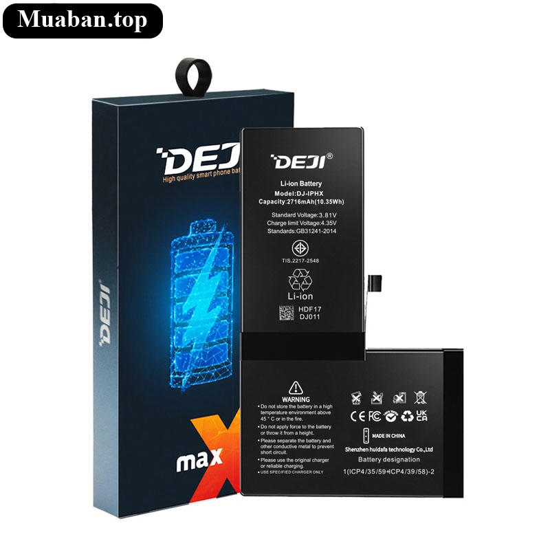 Pin dung lượng cao Deji dành cho các dòng IP từ 5S tới 12Promax