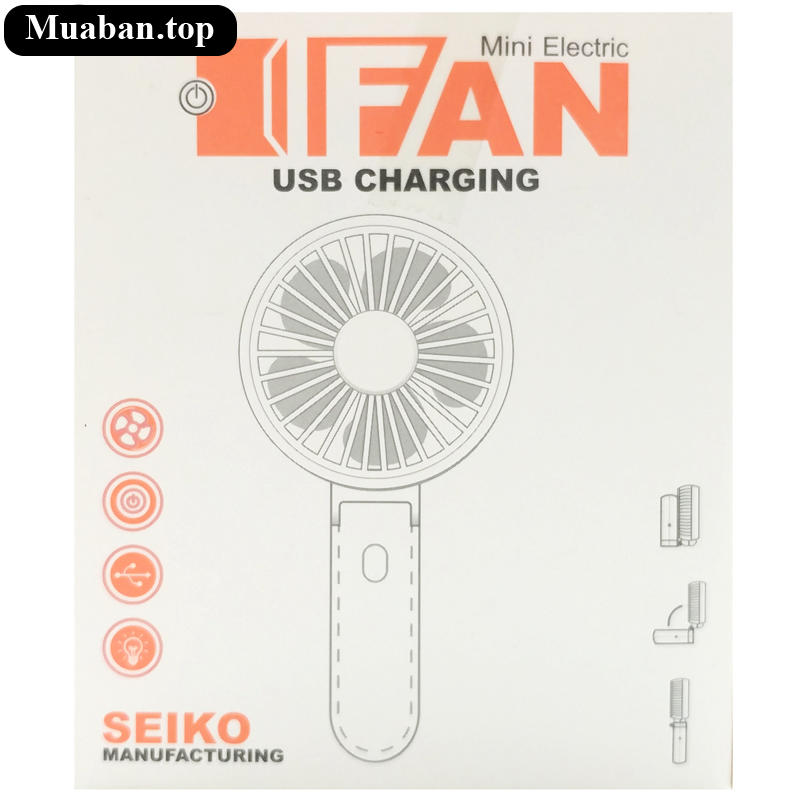 Quạt Cầm Tay Du Lịch Mini Loại 11882C 8