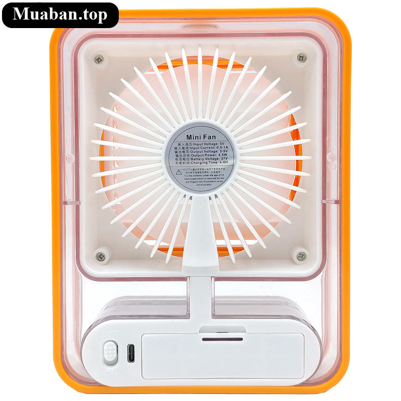 Quạt mini phun sương dùng cho văn phòng