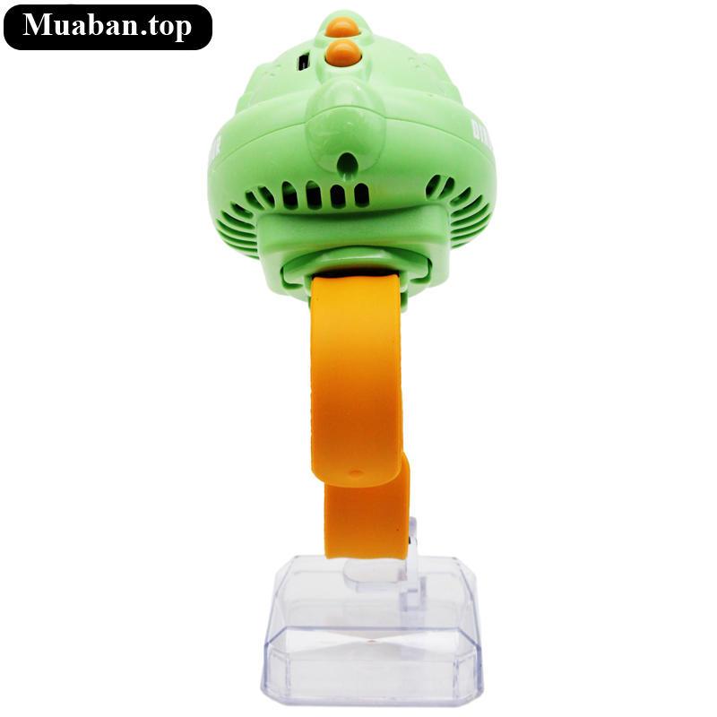 Quạt Đeo Tay Mini Halo Cool MT638385 Khủng Long Xanh Lá 5