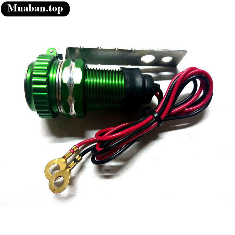 Sạc điện thoại có đồng hồ gắn cho xe máy Sạc điện thoại có đồng hồ gắn cho xe máy