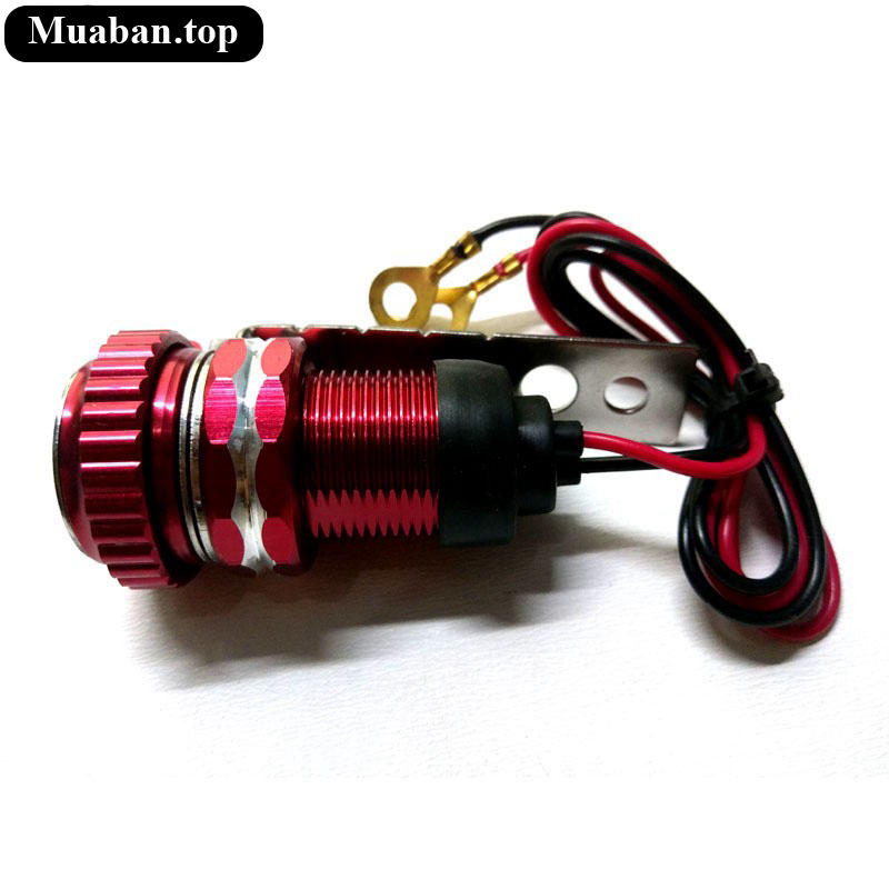 Sạc điện thoại có đồng hồ gắn cho xe máy 2