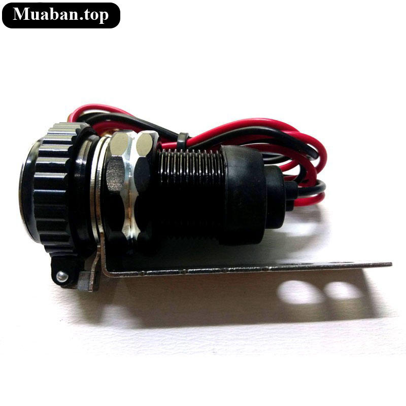 Sạc điện thoại có đồng hồ gắn cho xe máy 3