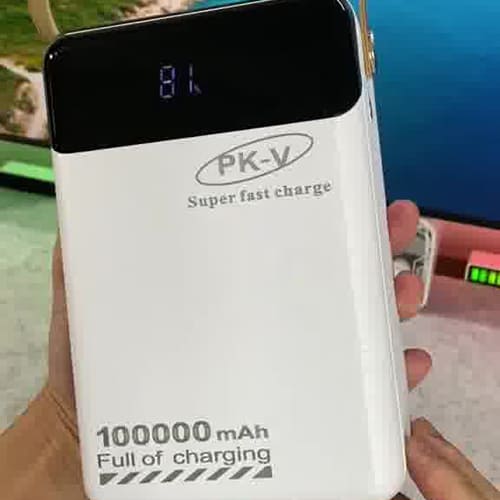 Sạc Dự Phòng PK-V 100000mAh Siêu Dung Lượng, Sạc Nhanh, Hiển Thị LED Sạc Dự Phòng PK-V 100000mAh Siêu Dung Lượng, Sạc Nhanh, Hiển Thị LED