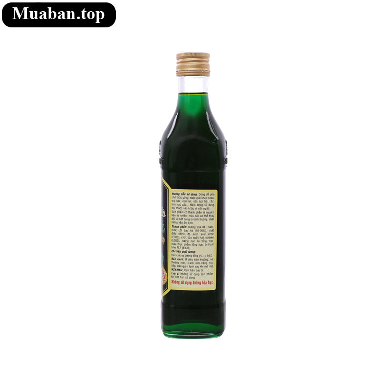 Sirô Bạc Hà Golden Farm 520ml 2