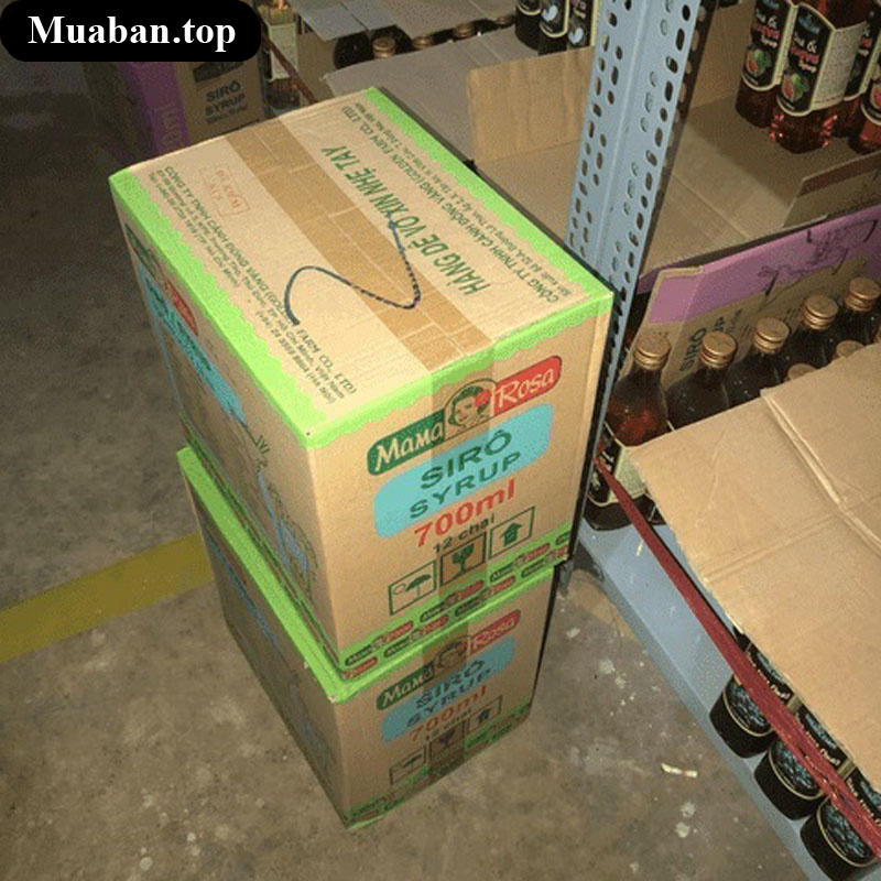 Sirô Trà Đào Mama Rose 700ml 3