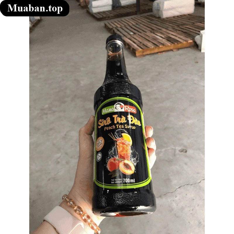 Sirô Trà Đào Mama Rose 700ml 4