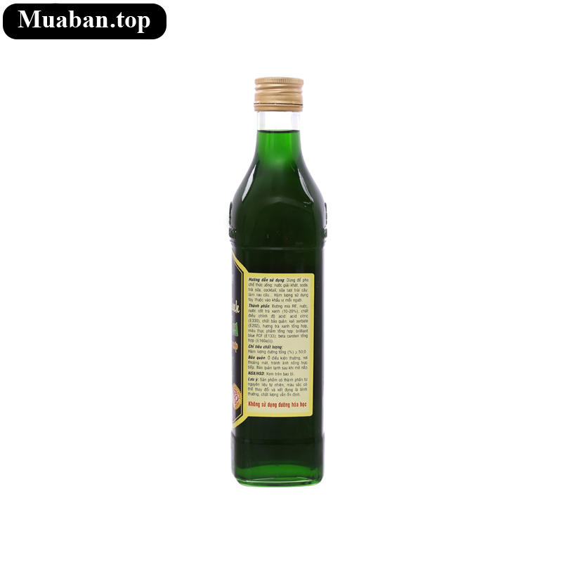 Sirô Trà Xanh Golden Farm 520ml 2