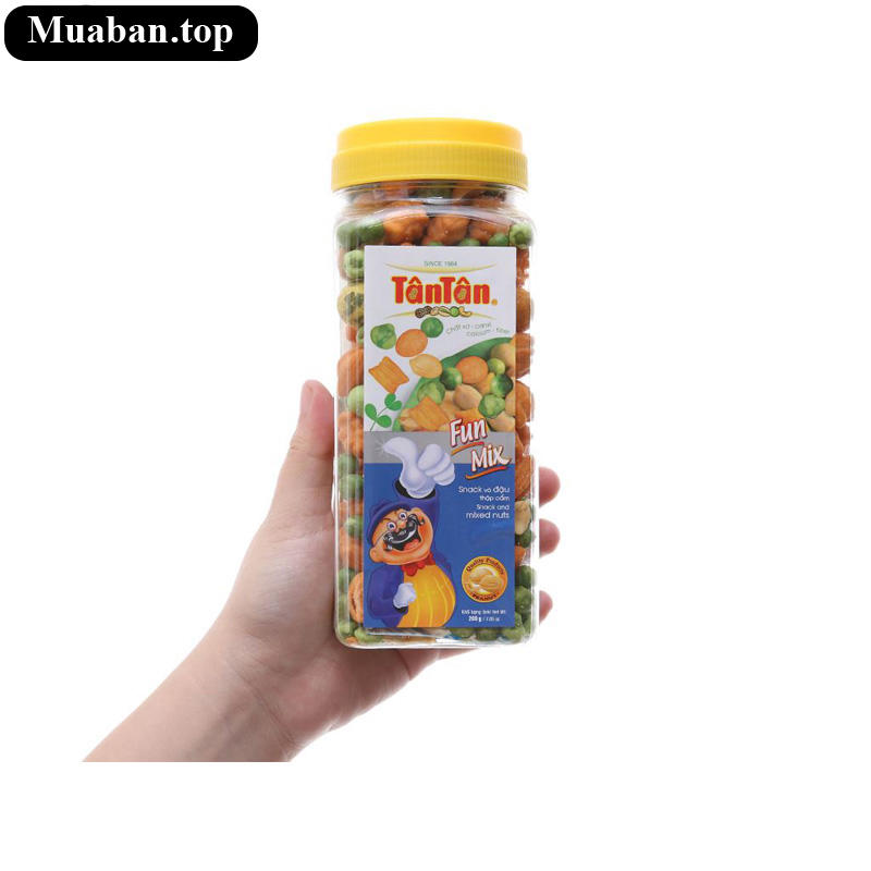 Snack và đậu thập cẩm Fun Mix Tân Tân hũ 200g 4