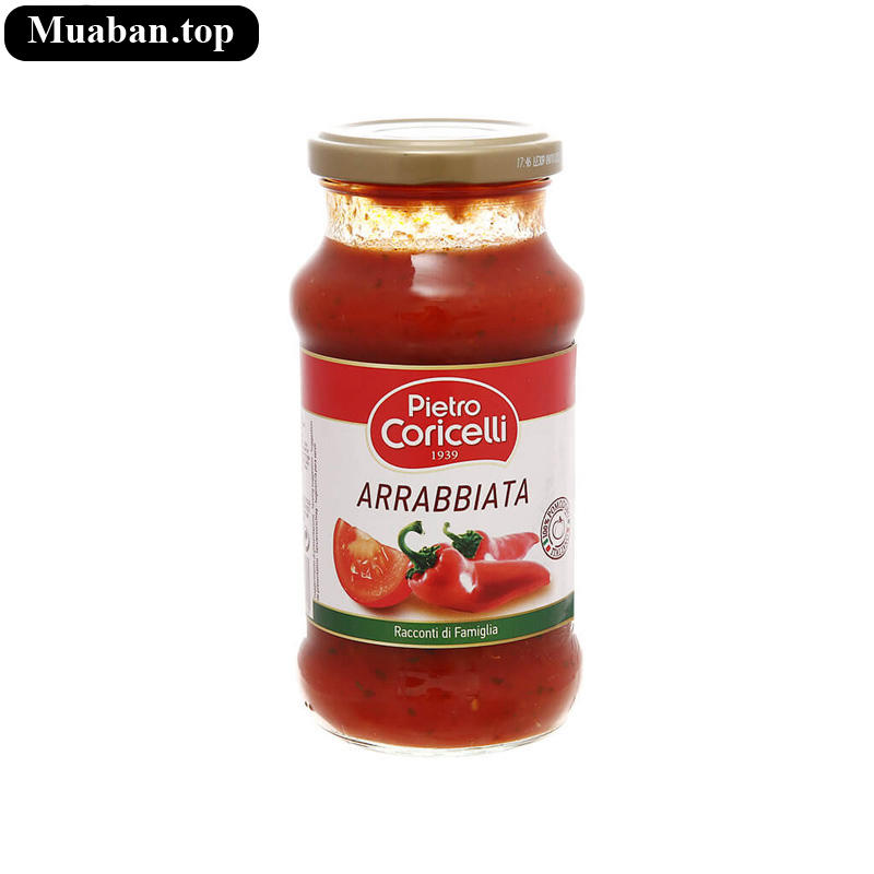 Sốt cà chua ớt Pietro Coricelli Arrabbiata hũ 350g