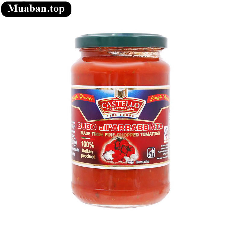 Sốt mì Ý Castello Arrabbiata hũ 350g