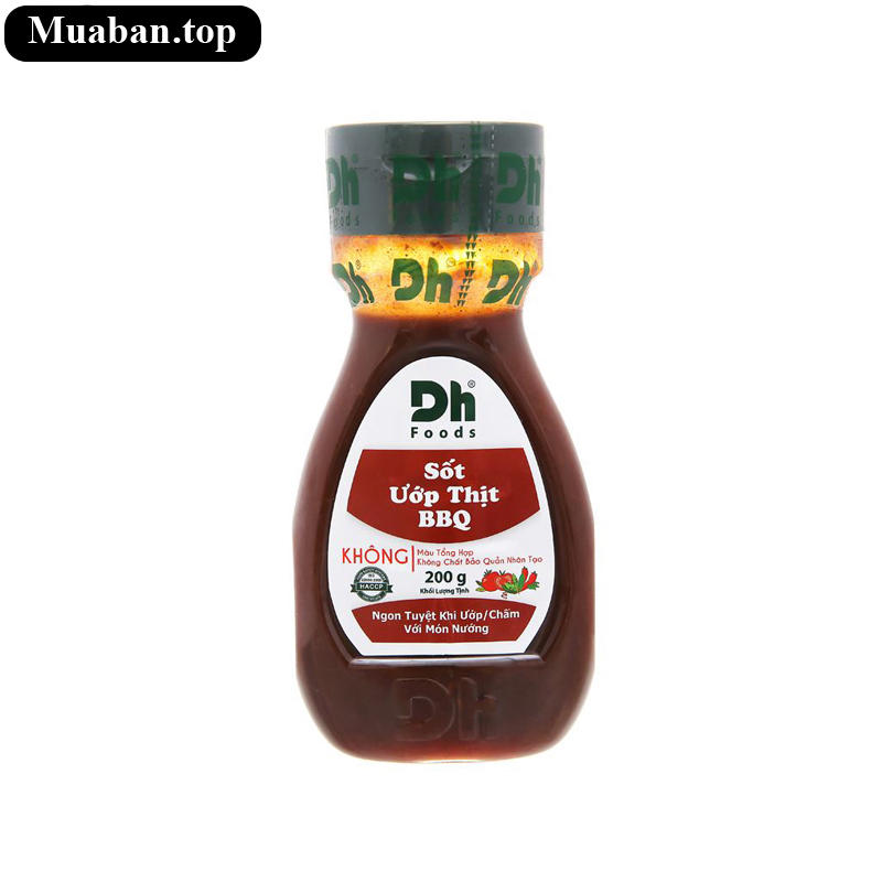Sốt ướp thịt BBQ Dh Foods hũ 200g