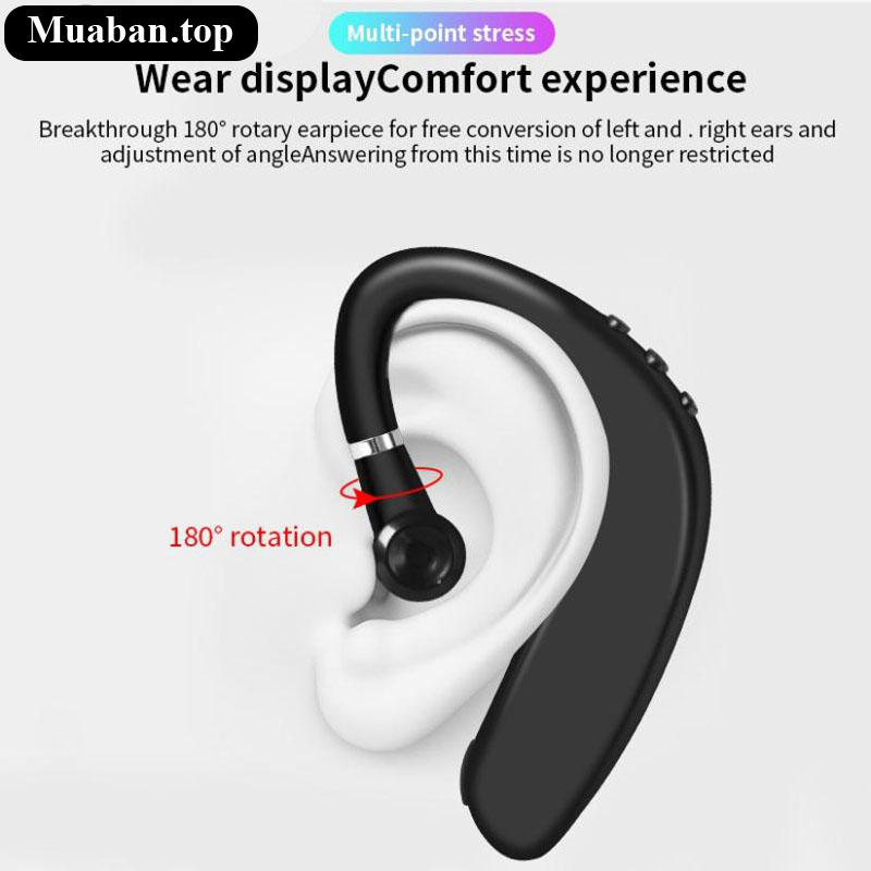 Tai nghe bluetooth đa chiều S109 ôm sát vành tai 6