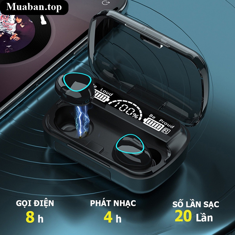 Tai nghe bluetooth F9 Pro 5.0 cảm ứng và chống nước 3