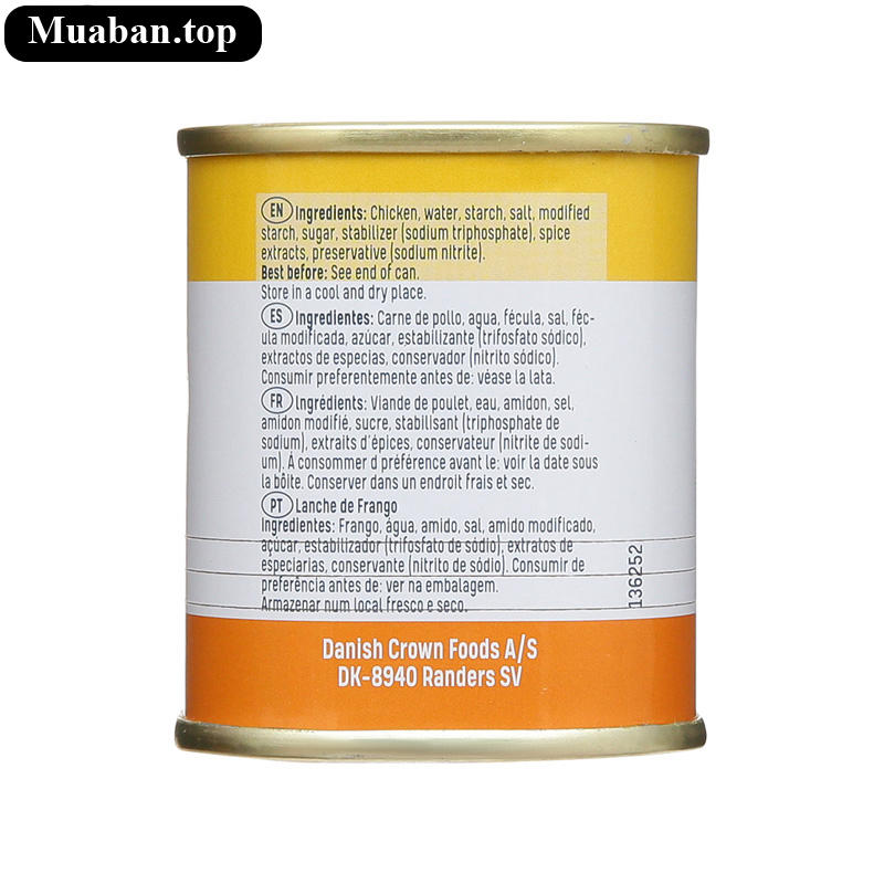 Thịt gà đóng hộp Tulip 200g 4