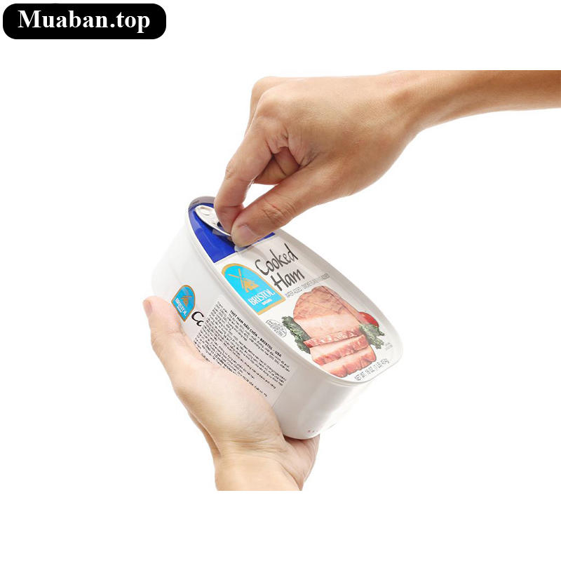Thịt ham nấu chín USA Bristol 454g 5
