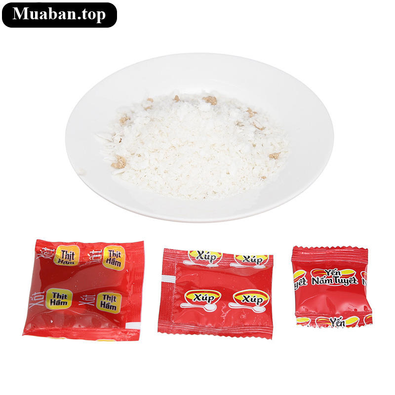 Thùng 30 gói cháo tổ yến st25 plus Yến Lộc Phát xốt sườn 60g 8