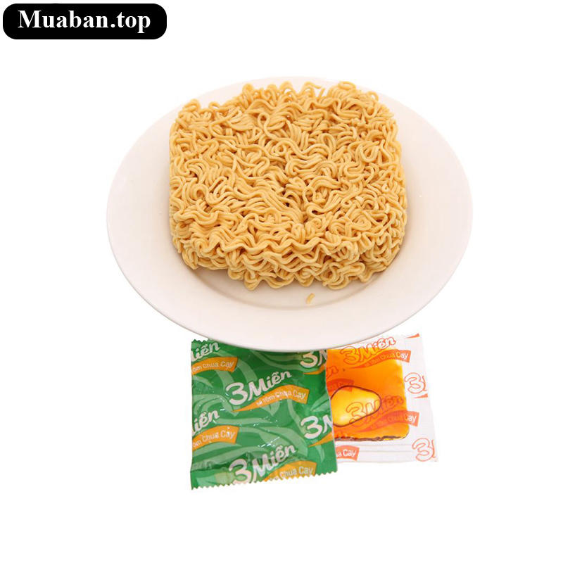Thùng 30 gói mì 3 Miền tôm chua cay 65g 2