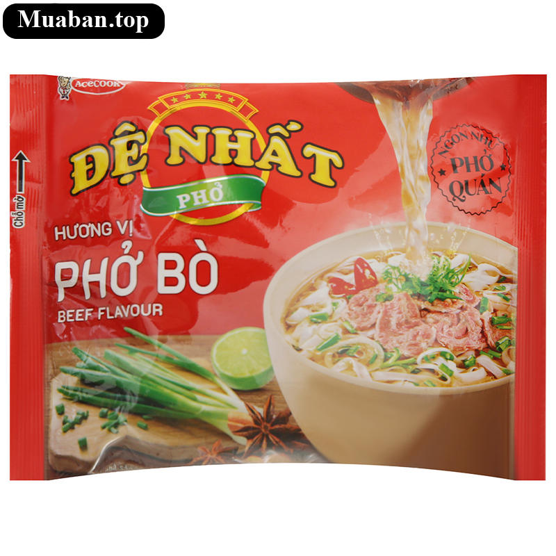 Thùng 30 gói phở bò Đệ Nhất 65g 3