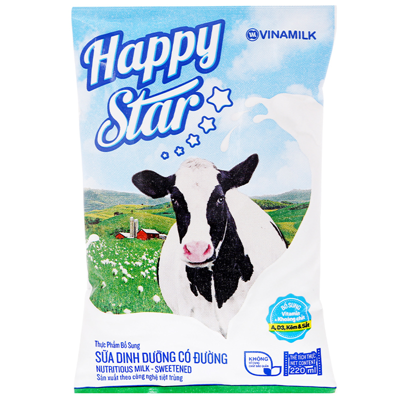 sữa tươi vinamilk happy star 220ml 2