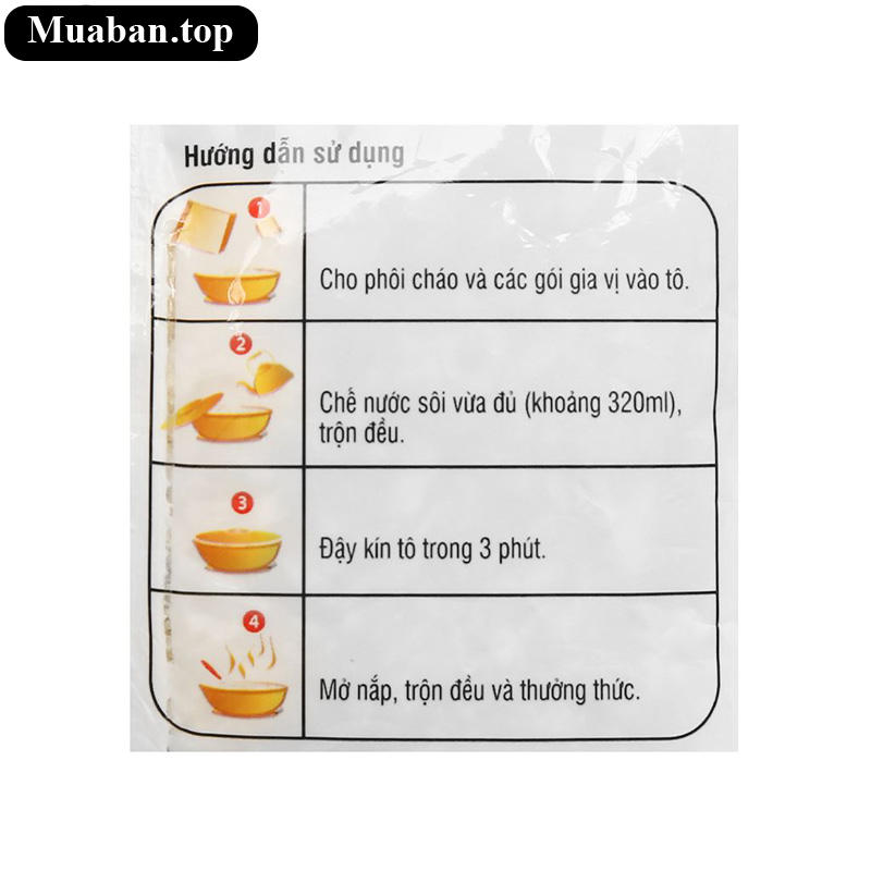 Thùng 50 gói cháo Vifon vị cá 50g 4