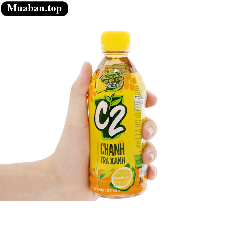 Trà Xanh C2 Chanh 360ml 4