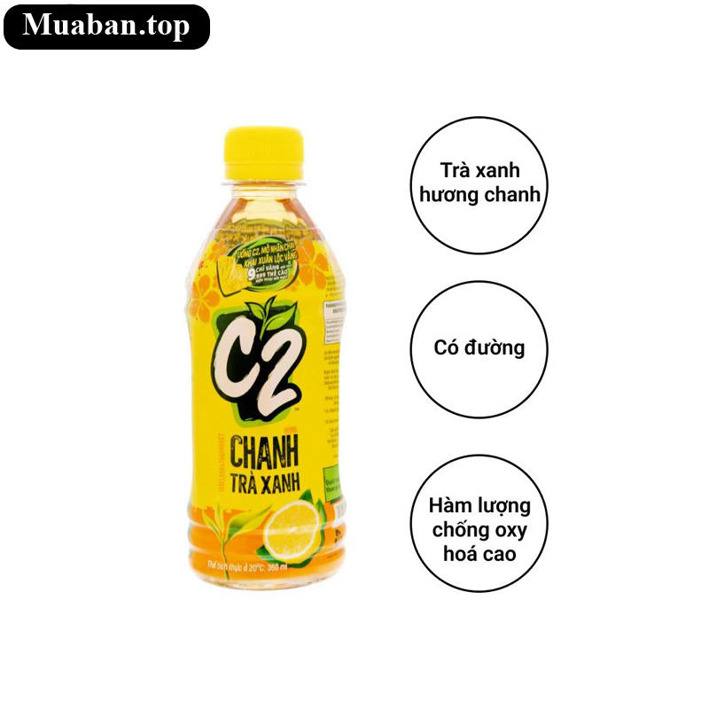 Trà Xanh C2 Chanh 360ml 7