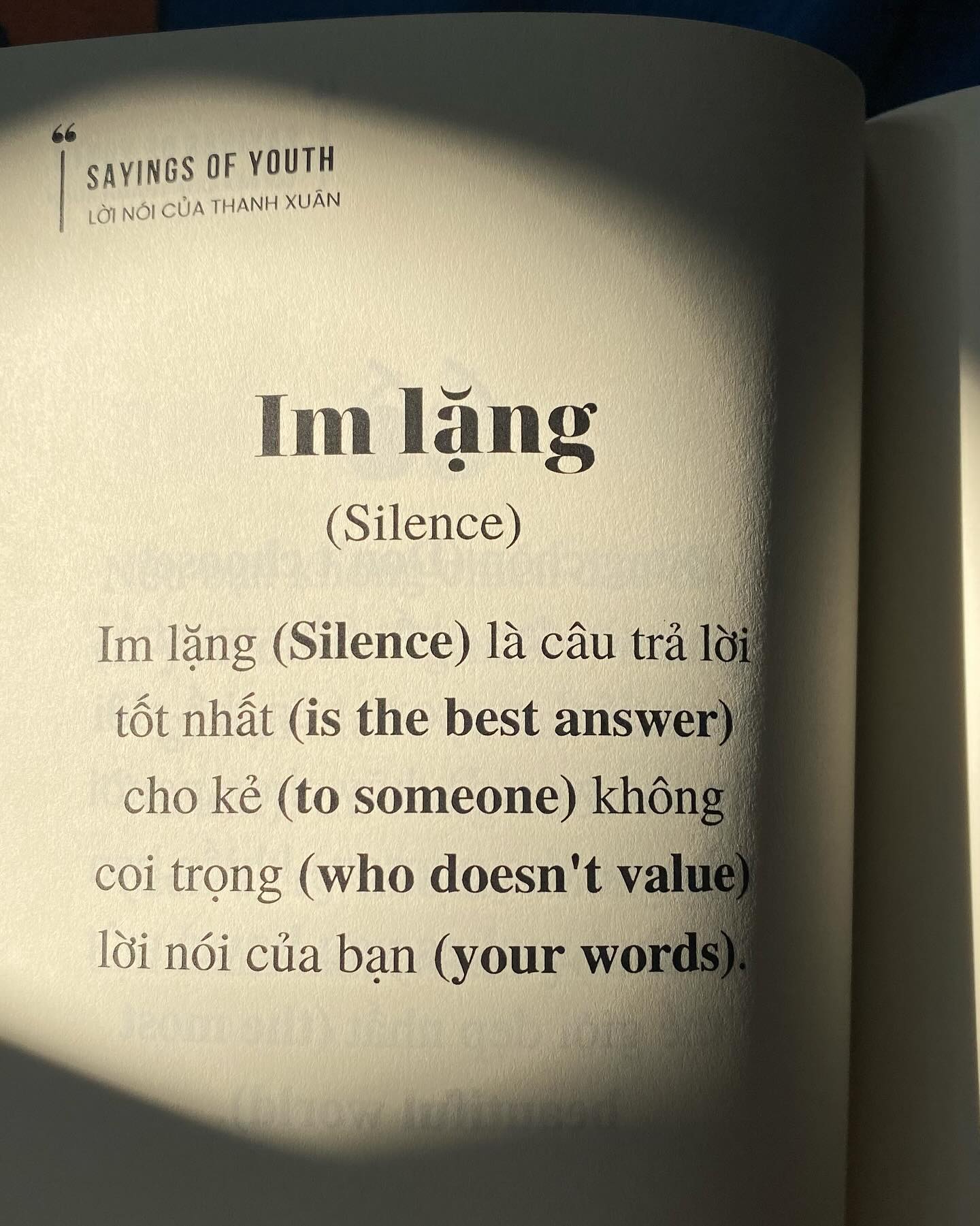 Trích dẫn từ Garden of youth 5