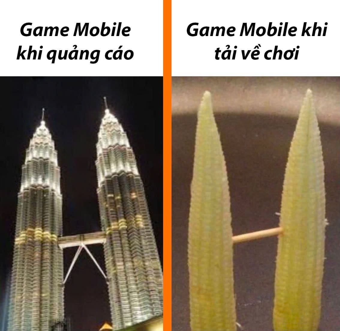 Trung bình các quảng cáo game tôi thấy trên mạng
