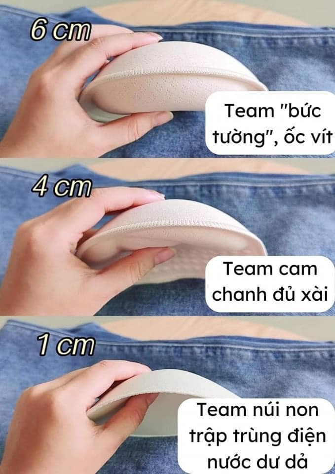 Trung bình nhóm bạn thân chơi với nhau thì sẽ có 3 size thế này