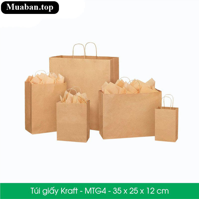 Túi giấy Kraft 35 x 25 x 12 cm 3