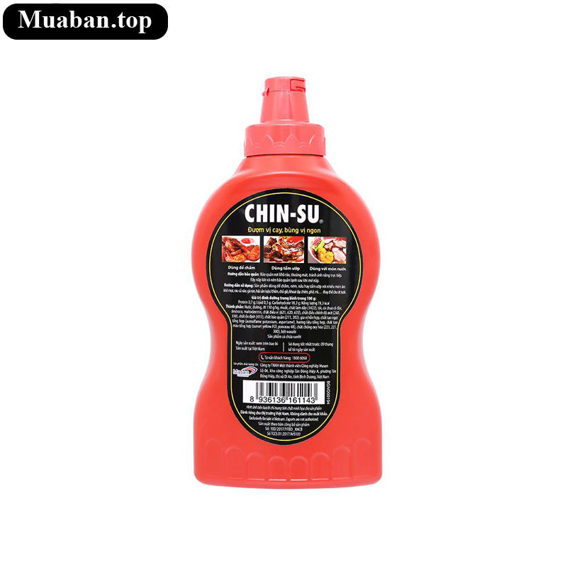 Tương ớt Chinsu chai 500g 2