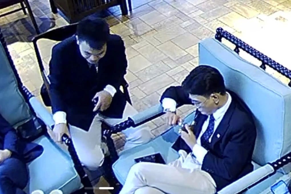 Clip tổng tài chỉ tay hành hung nhân viên quán cà phê phường vĩnh tuy