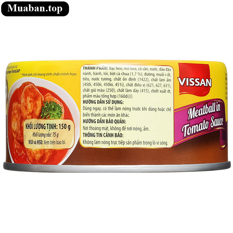 Xíu mại sốt cà Vissan 150g 3