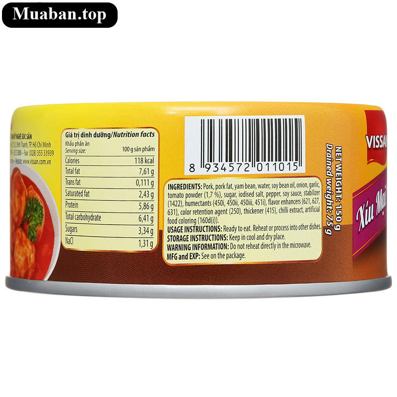 Xíu mại sốt cà Vissan 150g 4