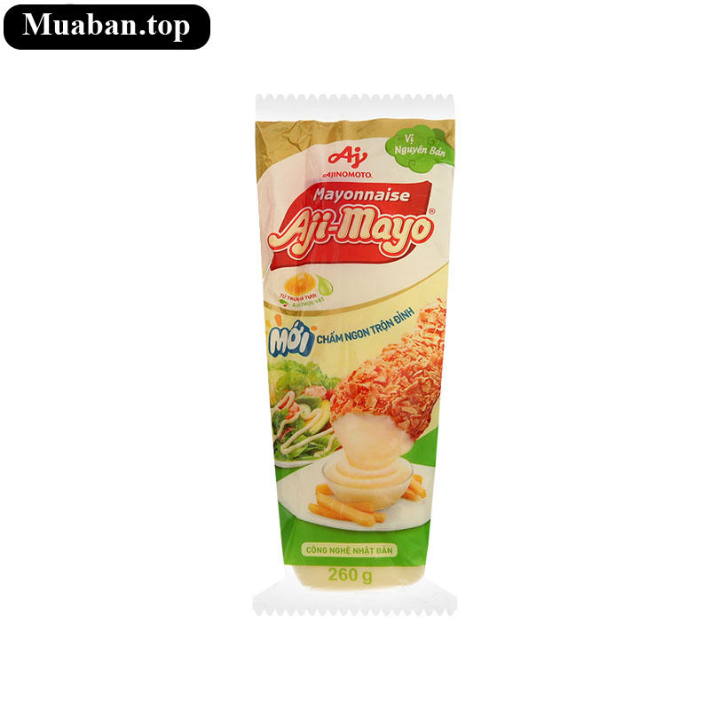 Xốt mayonnaise Ajinomoto Aji-mayo chua béo chai 260g