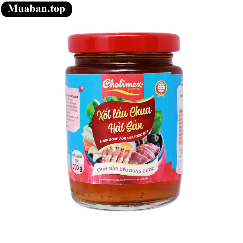 Xốt nấu lẩu chua hải sản Cholimex hũ 200g